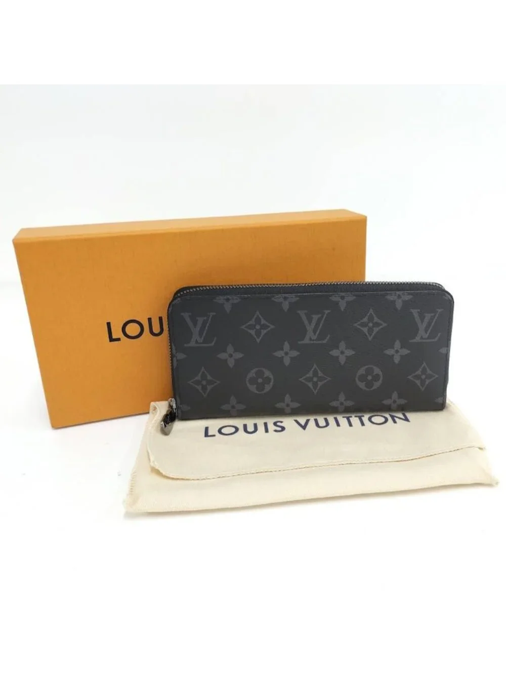Louis Vuitton Zippy Wallet Horizontal Monogram Eclipse